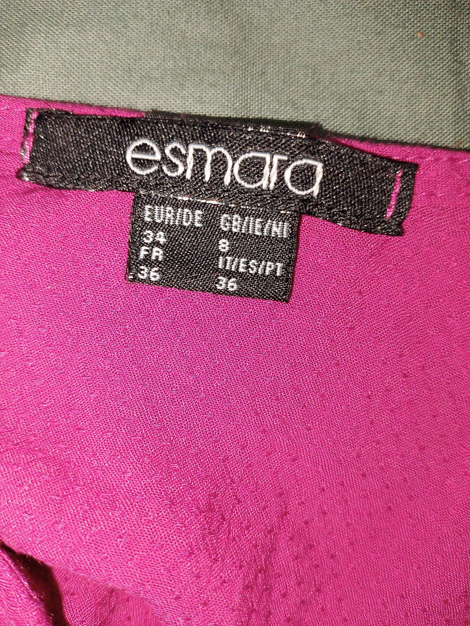 Blusa fucsia Esmara - Mangas acampanadas y cuello con volantes - Talla 36 - Nueva – photo 4